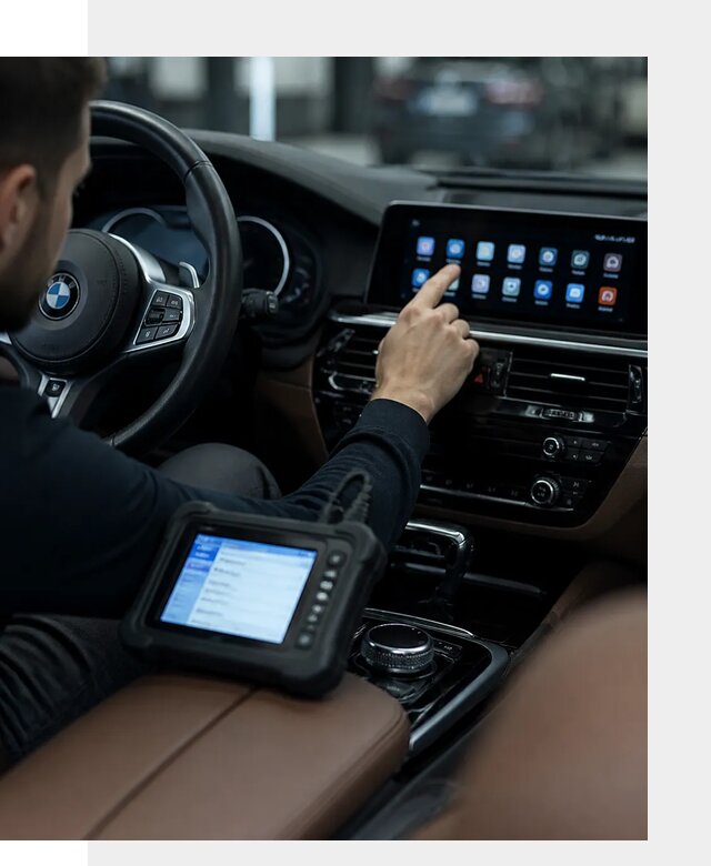 Установка приложений и мультимедиа сервисов BMW в Гусе-Хрустальном