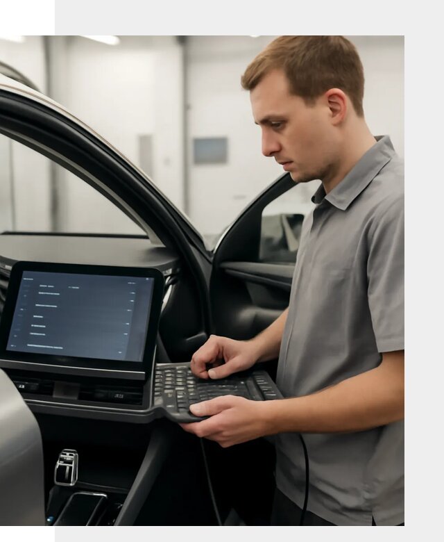 Русификация мультимедиа автомобилей Lynk Co в Гусе-Хрустальном