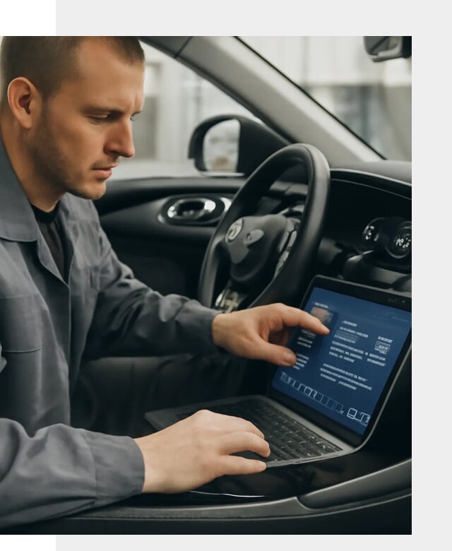 Русификация приборной панели автомобиля Lynk Co в Гусе-Хрустальном