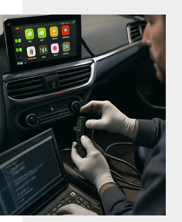 Активация Apple CarPlay в Гусе-Хрустальном для штатной мультимедиа