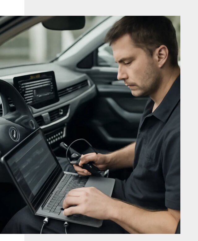 Настройка телематики автомобиля под ключ для авто в Гусе-Хрустальном