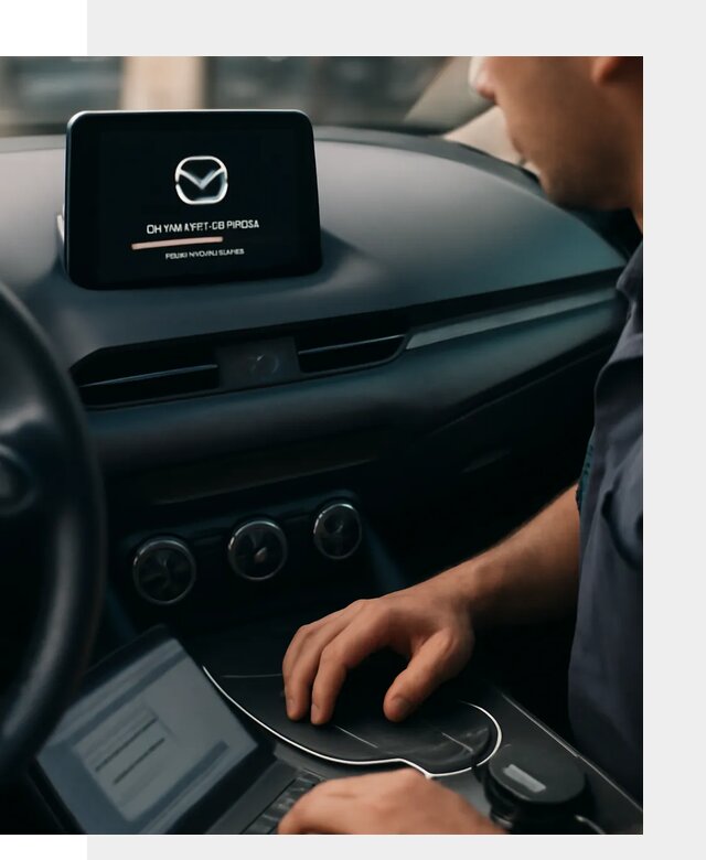Установка приложений Mazda на мультимедийную систему в Гусе-Хрустальном